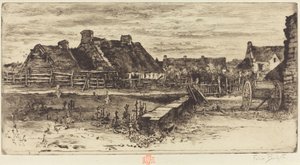 グレートコテージ、1881年。 作： Felix Hilaire Buhot