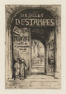 地方の印刷室 作： Felix Hilaire Buhot