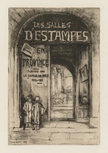 州の切手室、1877年。 作： Felix Hilaire Buhot
