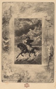 Ryno et Hermangarde Ryno と Hermangarde、1847-1898。 作： Felix Hilaire Buhot