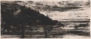 ディナールの海景 作： Felix Hilaire Buhot