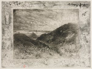 O penhasco, Baía de Saint Malo
