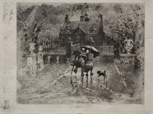 田舎の隣人、1879-1880。