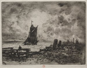 小さな海兵隊: メドウェイのお土産 作： Felix Hilaire Buhot