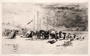 トルビルのスコール、1874年。