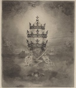 ティアラ、1888年。 作： Felix Hilaire Buhot