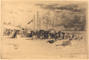 Un Grain à Trouville Squall at Trouville, 18741875.