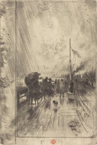 イギリスの桟橋、1879 年。