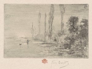 秋の朝、秋の午後、1875 年。 作： Felix Hilaire Buhot