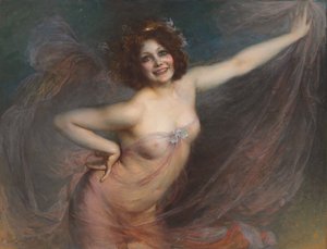ロイ・フラーの肖像 作： Felix Hippolyte Lucas
