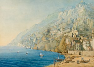アマルフィ海岸、1839 年。