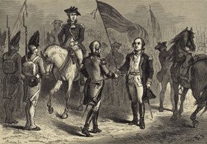 オハラ将軍からコーンウォリスの剣を受け取るリンカーン将軍（彫刻 作： Felix Octavius Carr (after) Darley