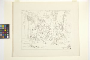 リップヴァンウィンクルのイラスト、プレート3（リトグラフ） 作： Felix Octavius Carr Darley