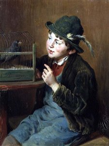 ペットの鳥 作： Felix Schlesinger