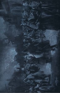 西部戦線から。戦いの後、Daterlandischer Derlag C U Weller Berlinから出版されたHindenburgのイラスト 作： Felix Schwormstadt