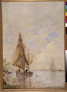 漁師の船 作： Félix Ziem