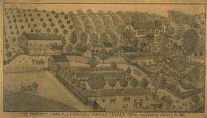 ジョンP.とカタリーナシュアリングの財産、フランクリンタウン、ペンシルベニア州アレゲニー郡、1883年 作： Ferdinand A. Brader