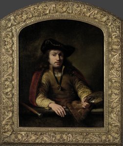 自画像 作： Ferdinand Bol (signed by artist)