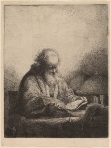 読書する老人 作： Ferdinand Bol