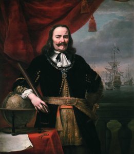 ミヒエル・ド・ルイター中将（1607-1676） 作： Ferdinand Bol
