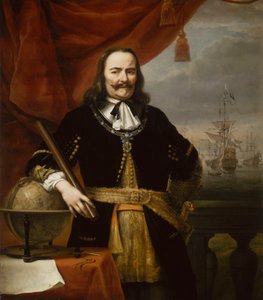 ミヒエル・アドリアエンスゾーン・デ・ルイター（1607-1676）連合州中将提督 作： Ferdinand Bol