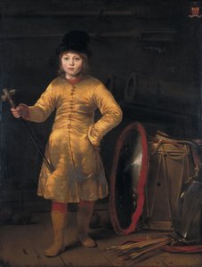 ポーランドの衣装を着たオットーファンデルウェイン、1656 作： Ferdinand Bol