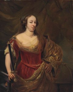 マリー ルイーズ ゴンザーガ 1611 ～ 1667 年、ポーランドの女王の肖像画。 作： Ferdinand Bol