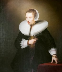 見知らぬ女性の肖像 作： Ferdinand Bol