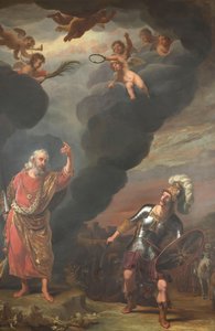 ヨシュアに現れた神の軍団長 作： Ferdinand Bol