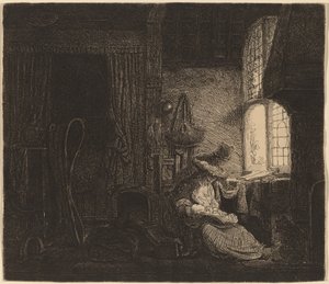 部屋の中の家族 作： Ferdinand Bol