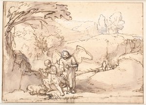 トビアスと魚 作： Ferdinand Bol