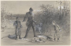 Zijtje の死体でハンターの Teun 作： Ferdinand Carl Sierich