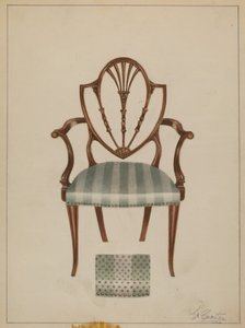 アームチェア 作： Ferdinand Cartier