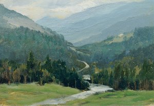 鉱石山脈（ポートフォリオ「チェコの風景16景『チェスカ・クライナー』」より） 作： Ferdinand Engelmuller