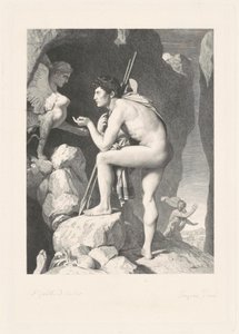 オイディプス 作： Ferdinand Gaillard, after Jean Auguste Dominique Ingres