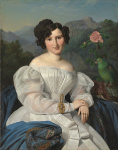 セーチェーニ伯爵夫人、1828年 作： Ferdinand Georg Waldmuller