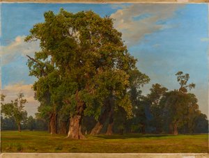 大プラーターの風景 作： Ferdinand Georg Waldmuller