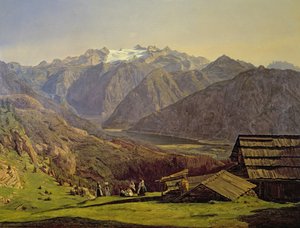 Hallstatter-See 作： Ferdinand Georg Waldmuller