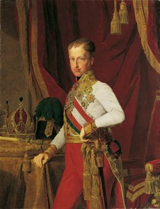 オーストリア皇帝フェルディナンド 1 世の肖像、1793 ～ 1875 年、1839 年。 作： Ferdinand Georg Waldmuller
