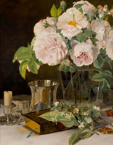 ガラスのバラ 作： Ferdinand Georg Waldmuller