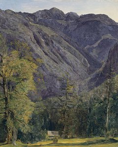ホイゼンラートから見たシェーンベルク、1833 作： Ferdinand Georg Waldmuller