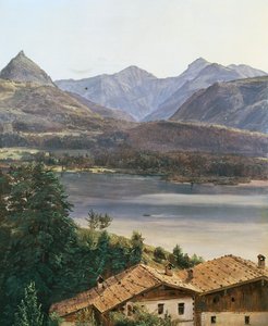ヴォルフガング湖 作： Ferdinand Georg Waldmuller