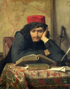 リーダー、1856 作： Ferdinand Heilbuth
