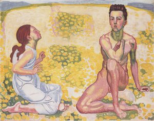春 作： Ferdinand Hodler