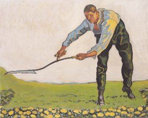 芝刈り機 作： Ferdinand Hodler