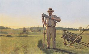 芝刈り機 作： Ferdinand Hodler