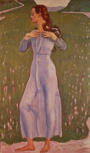 エモーション（emotion）、1900 作： Ferdinand Hodler