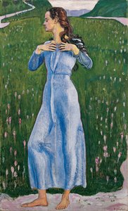 感情的な感情、1900 年。 作： Ferdinand Hodler