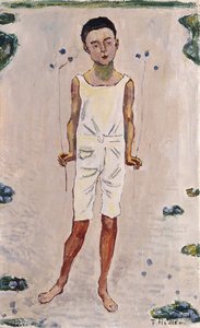 魅惑の少年。魅惑の少年、1909 作： Ferdinand Hodler