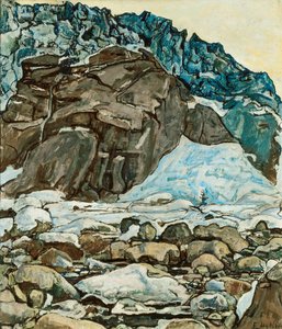 グリンデルヴァルト氷河、1912年。 作： Ferdinand Hodler